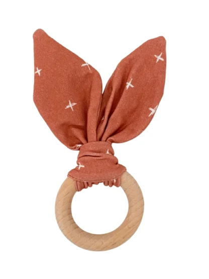 Crinkle Bunny Ears Teether - Image 2