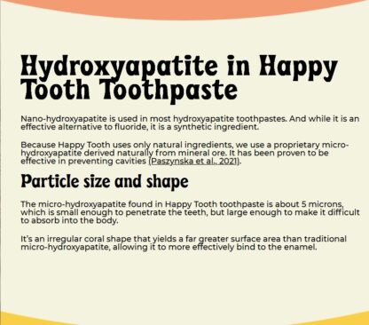 Natural Hydroxyapatite Toothpaste (full size) - Image 3