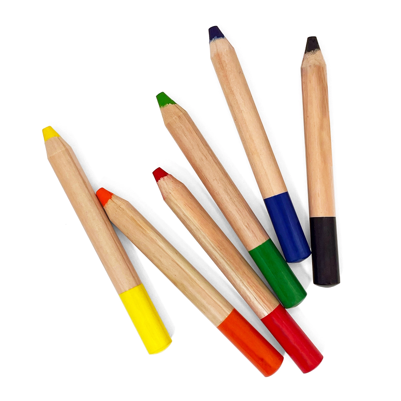 Extra Large Watercolor Pencils - 6 Eco-Friendly Colors - Image 2
