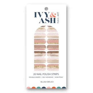 Nail Wrap by Ivy & Ash - "Blush Brush"