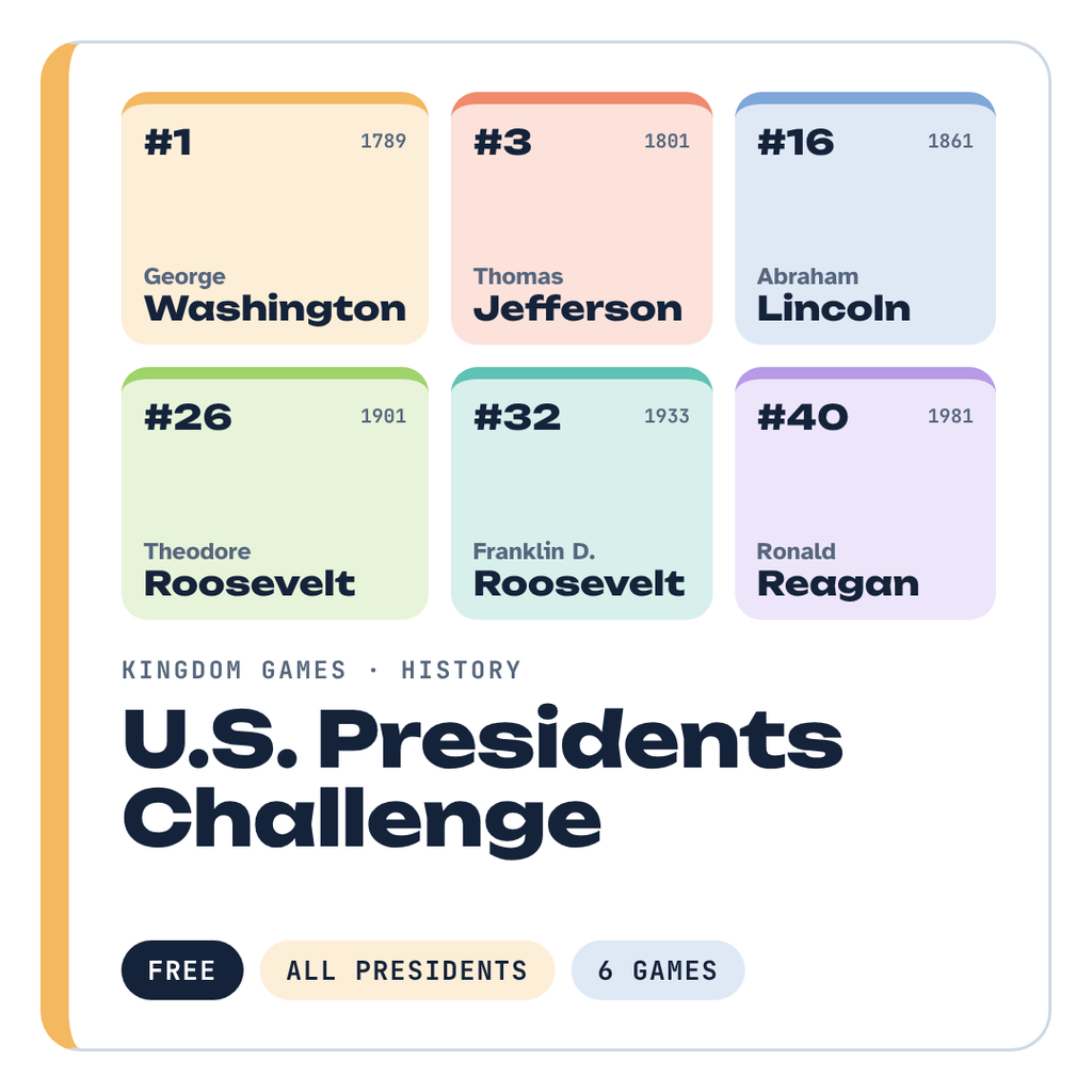 U.S. Presidents Challenge – free game